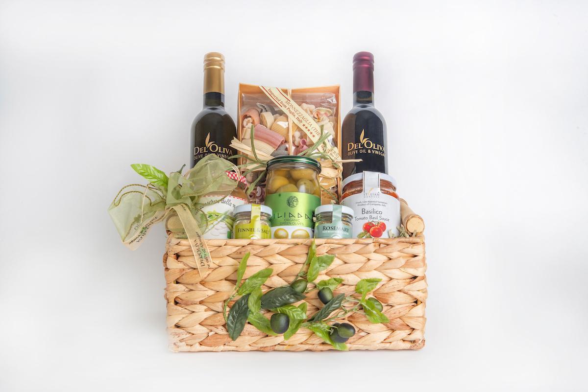 The Italian Job Wine Gift Basket by Pompei Baskets